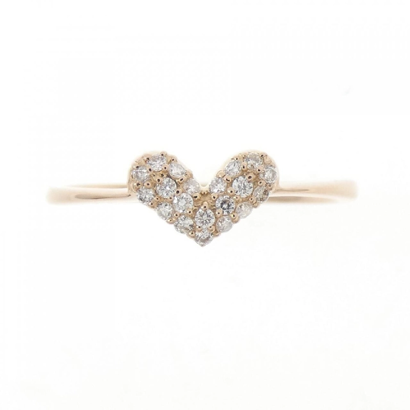 Nhẫn kim cương hình trái tim K18PG 0.10CT 667232
