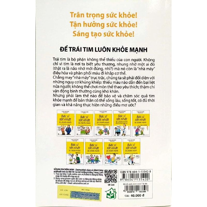 Bác Sĩ Tốt Nhất Là Chính Mình - Tập 8: Để Trái Tim Luôn Khỏe Mạnh - Nhiều Tác Giả 288649