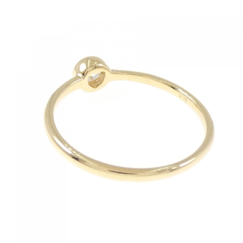 Nhẫn kim cương K18YG 0.12CT 671324