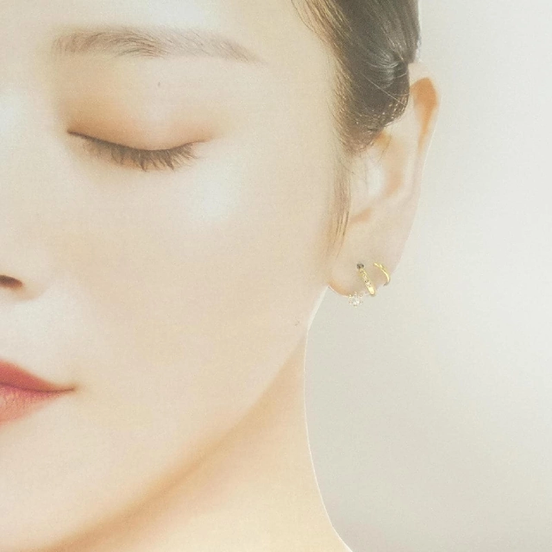 Bông tai kim cương K18YG 0.16CT - Hàng hiệu Chính hãng 868767