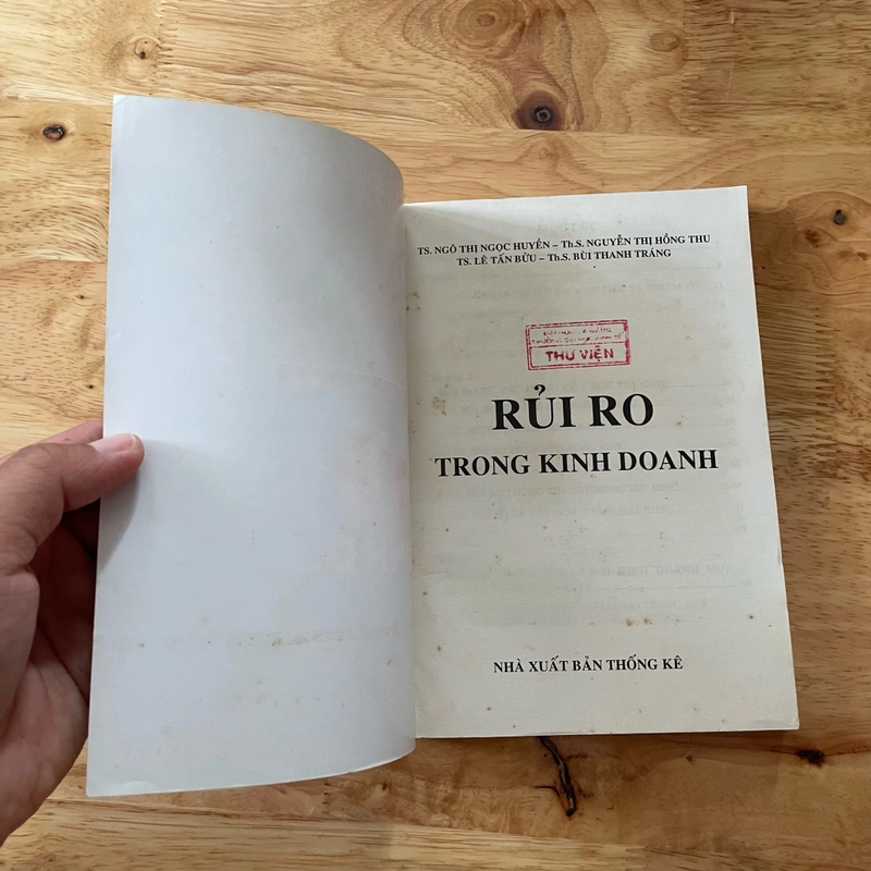 II Tựa sách: Rủi Ro Kinh Doanh - 2003 466544