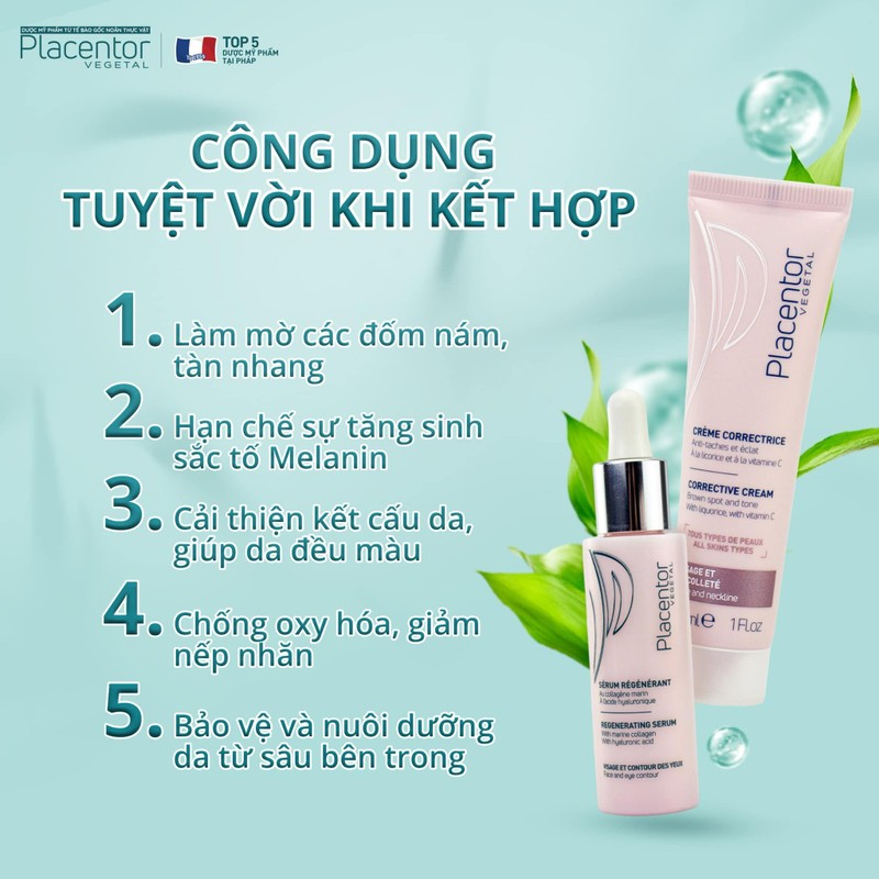 Kem Giảm Đốm Nâu, Thâm Nám Placentor Corrective Cream 30ml - Ry Store 186683