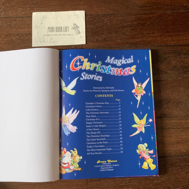 Sách tranh tiếng anh Magical Christmas Stories, Used, Bìa xốp 479273