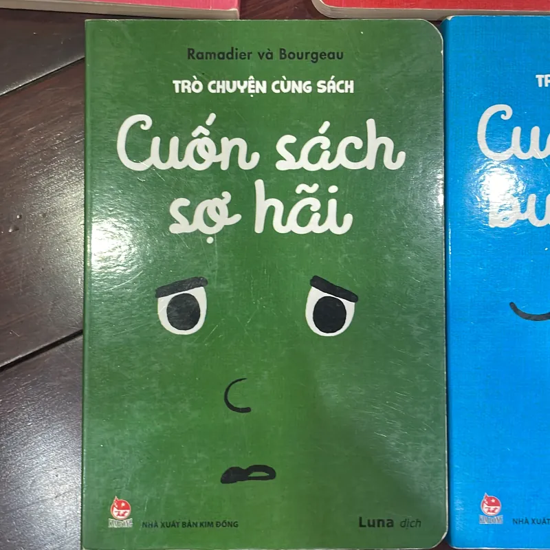 Bộ sách Trò chuyện cùng sách : cuốn sách giận dữ , tương tư , sợ hãi , buồn ngủ 1028975
