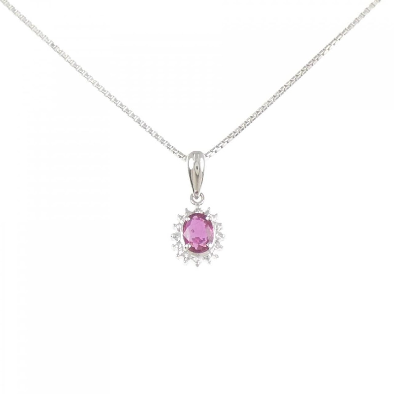 Dây chuyền ruby PT900/PT850 0.41CT - Hàng hiệu chính hãng 856640