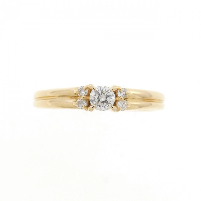 Nhẫn kim cương K18YG 0.15CT 670014