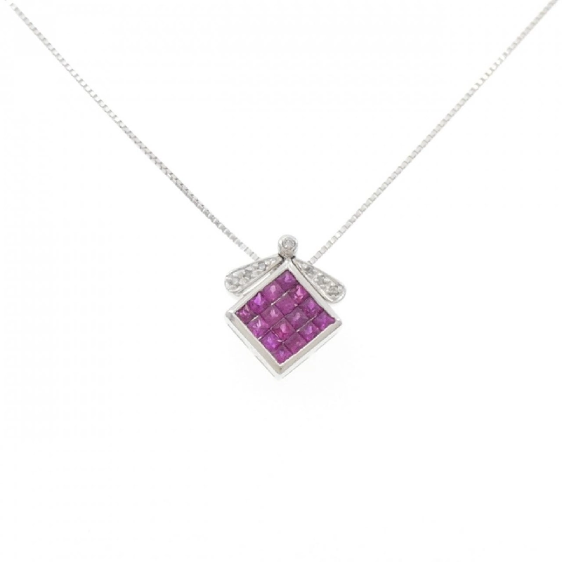 K18WG 2WAY Nhẫn Ruby 1.10CT - Hàng hiệu Chính hãng 859918