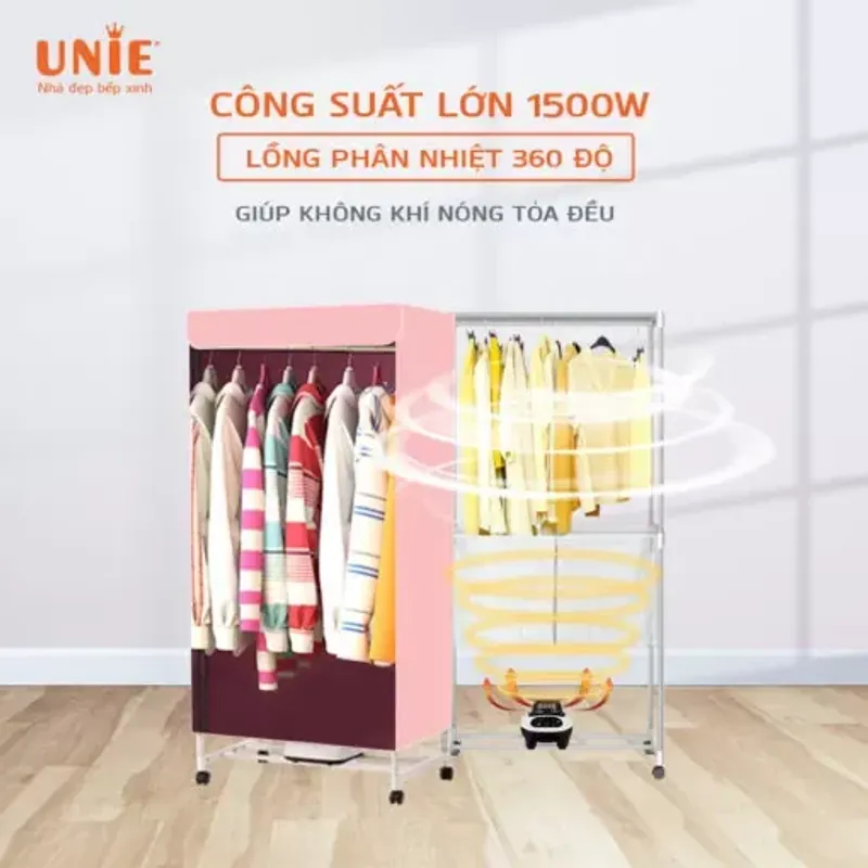 ✨ UNIE UE-666 – Sấy nhanh hơn, khô nhiều hơn, tiện gấp đôi 726251