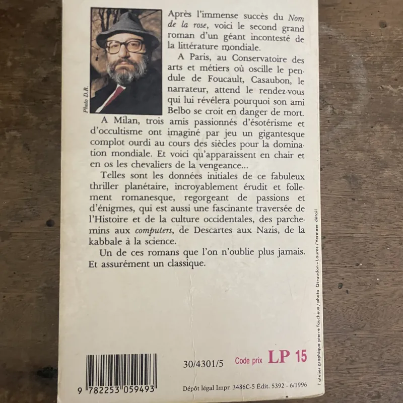 La pendule de Foucault - Umberto Eco 781900