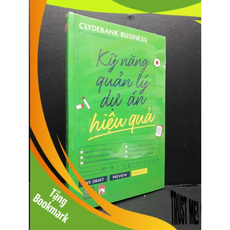 (TẶNG BOOKMARK) Kỹ năng quản lý dự án hiệu quả mới 100% RBK1406 Clydebank Business SÁCH KỸ NĂNG 946481