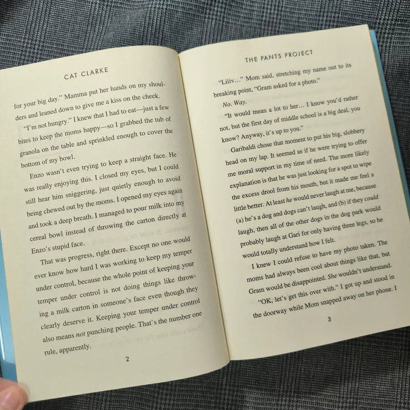 (Hardback) The Pants Project - Cat Clark (Level B1-B2) 712484