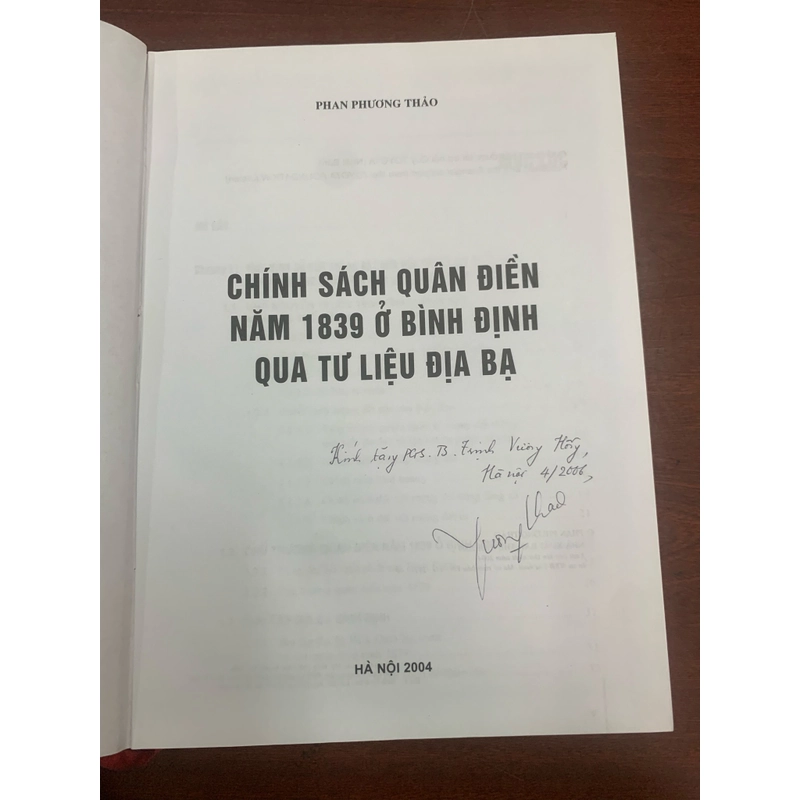 Chính sách quân điền năm 1839 ở Bình Định 291536