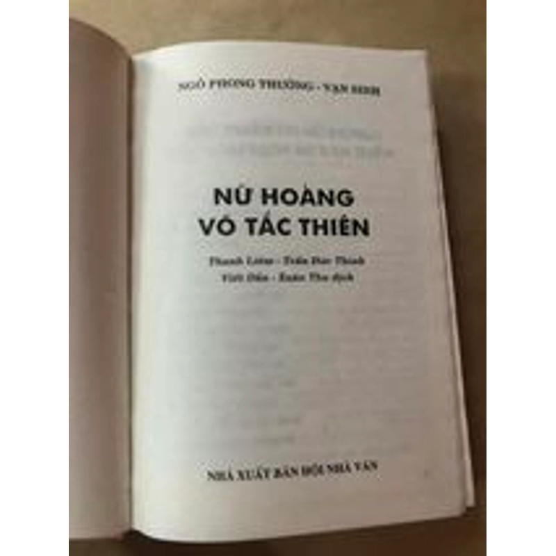 Sách Nữ hoàng Võ Tắc Thiên - Ngô Phong Thường, Vạn Sinh nguyên tác, 305422
