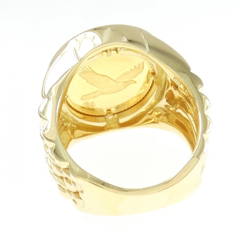 【新品】Nhẫn kim cương K18YG 0.05CT 668627