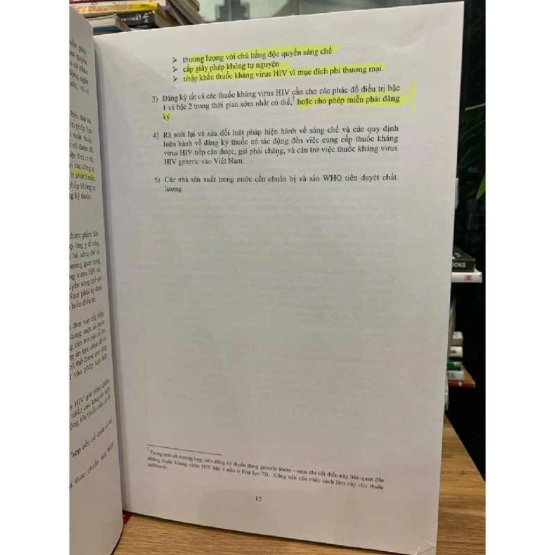 Thuốc kháng virut HIV , chăng cho người có HIV/AIDS ở Việt Nam những vấn đề pháp lý và thương mại 728002