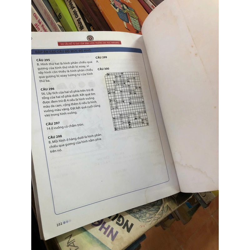 Sách 300 Câu đố tư duy của sinh viên trường đại học Harvard - Hoài Nha dịch 307257