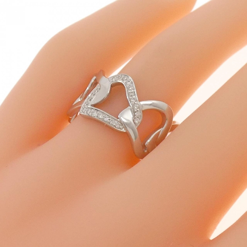 Nhẫn kim cương K18WG 668435