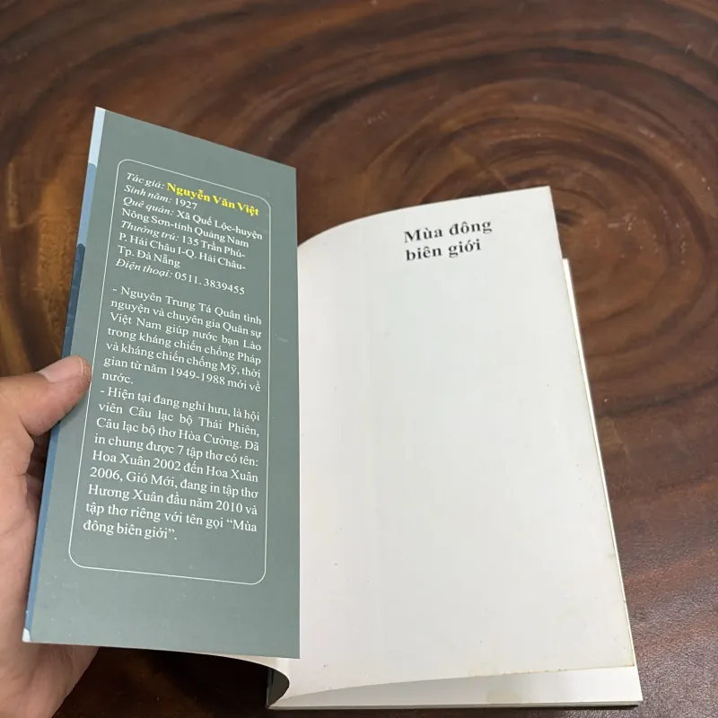 II Thơ: Mùa Đông Biên Giới - Nguyễn Văn Việt - 2010 1000922