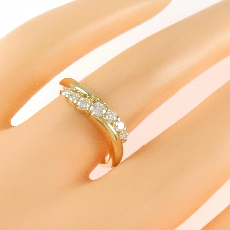 Nhẫn kim cương K18YG 0.35CT - Hàng hiệu Chính hãng 852058