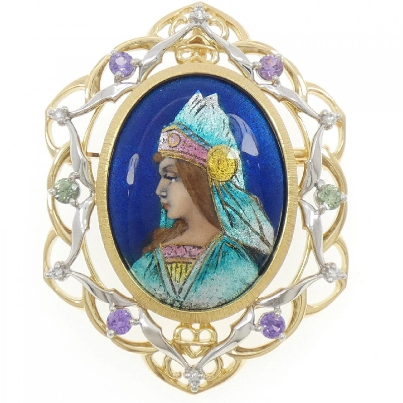 梶光夫 エマーユ ブローチ - Hàng hiệu Authentic 844709