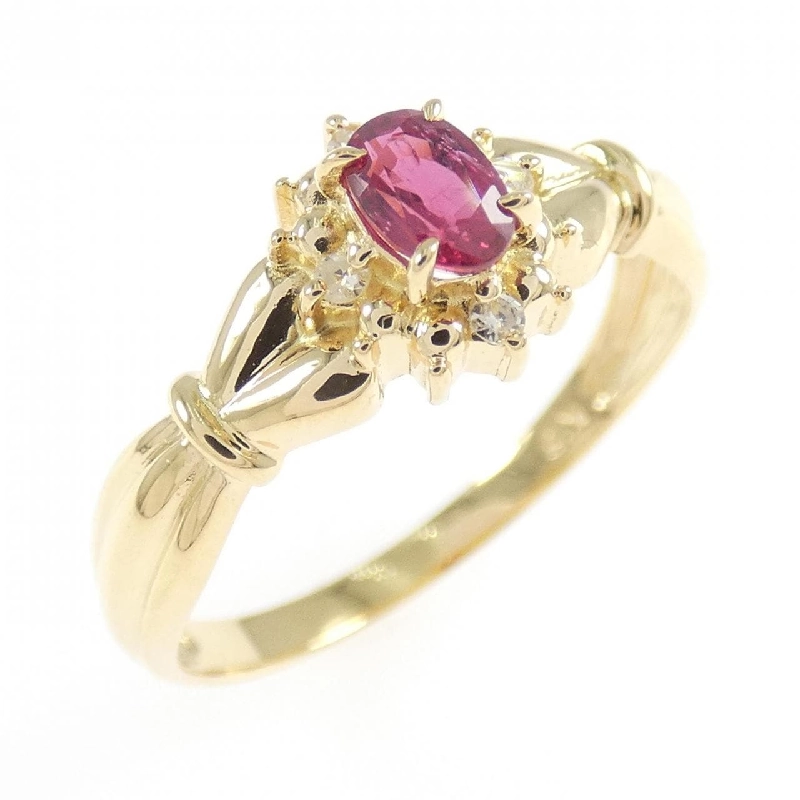 Nhẫn Ruby K18YG - Hàng hiệu Chính hãng 848080