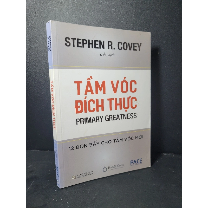 Tầm vóc đích thực mới 80% bẩn bìa, ố nhẹ, highlight, có chữ viết 2018 Stephen R. Covey HCM2205 KỸ NĂNG 919313