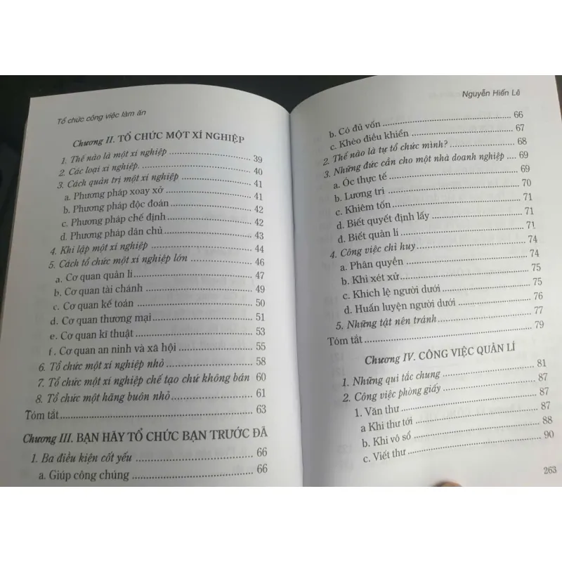 Tổ Chức Công Việc Làm Ăn - Nguyễn Hiến Lê 716522