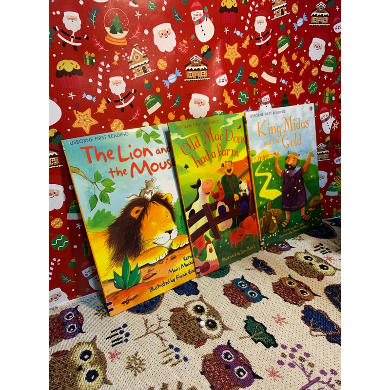 Sách ngoại văn set 3 cuốn Usborne First Reading Level 1 cho bé tập đọc KBS-PB-P001 319248