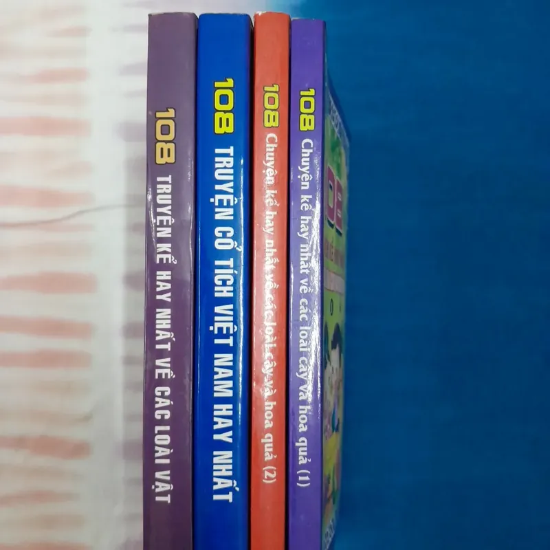 108 truyện kể hay nhất về cổ tích loài vật cây và hoa quả (4 quyển) 574862