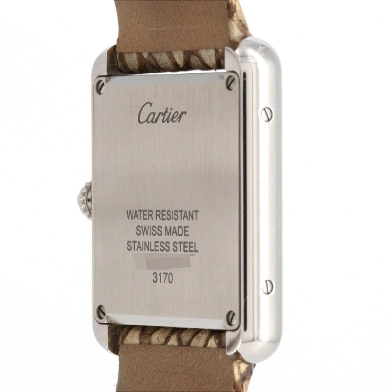 Cartier Tank Solo Python SM W5200020 SS Quartz - Hàng hiệu Authentic 873550