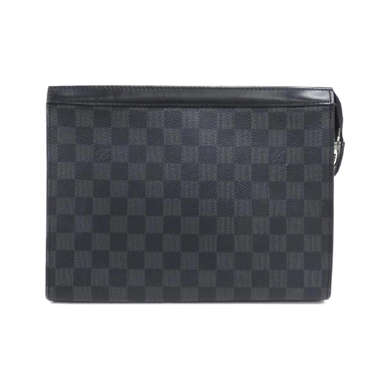 Túi xách Louis Vuitton Damier Graphite Pochette Voyage MM N41696 618494