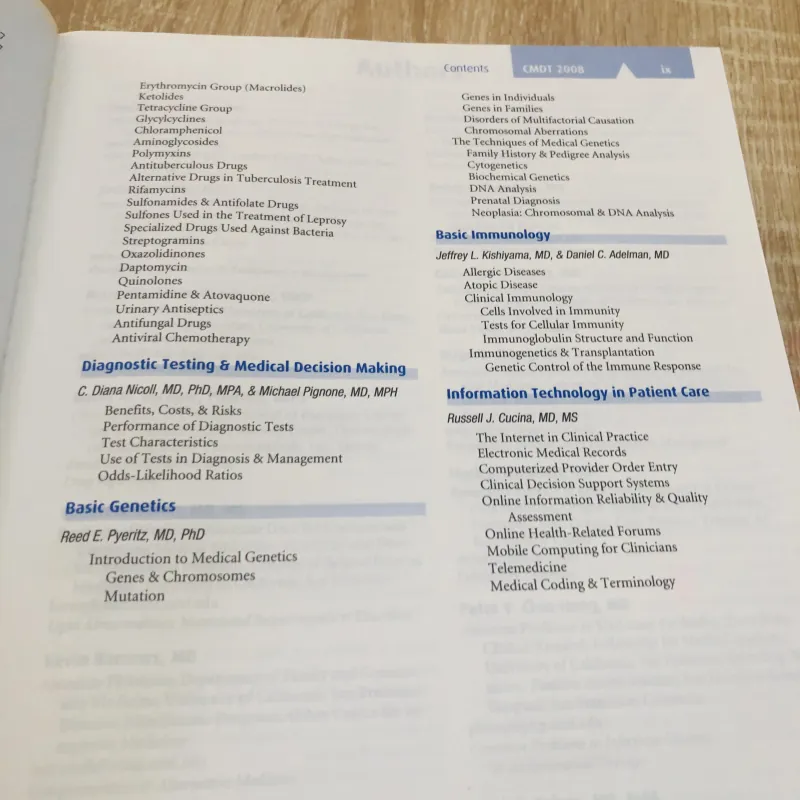 CURRENT Medical Diagnosis & Treatment 2008  996064