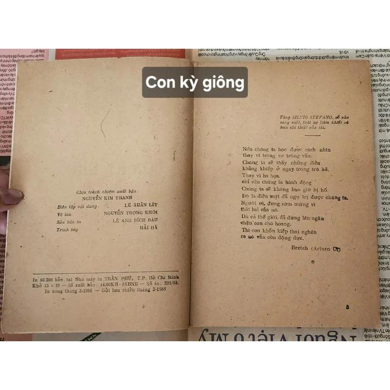 Trọn bộ 2q CON KỲ GIÔNG - Morris West 703806