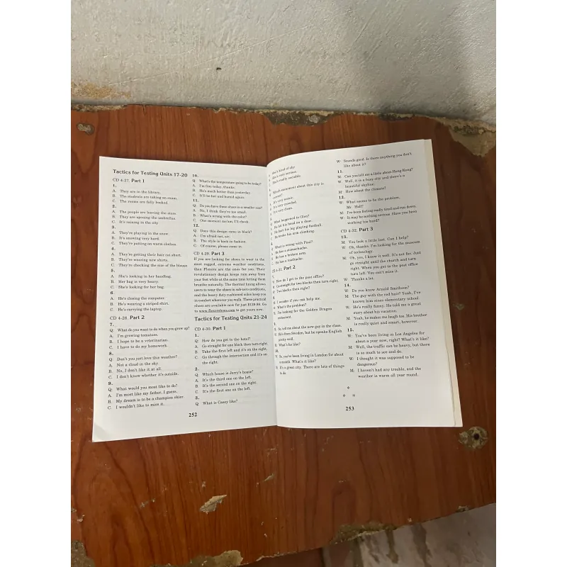 LUYỆN KỸ NĂNG NGHE TIẾNG ANH TRÌNH ĐỘ CƠ BẢN- TACTICS FOR LISTENING BASIC 730455