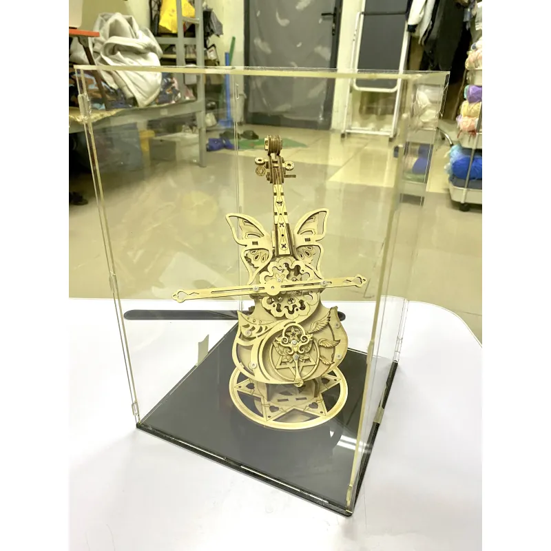 Hộp Nhạc Gỗ Lắp Ráp Đàn Violin Chuyển Động Độc Đáo 779795