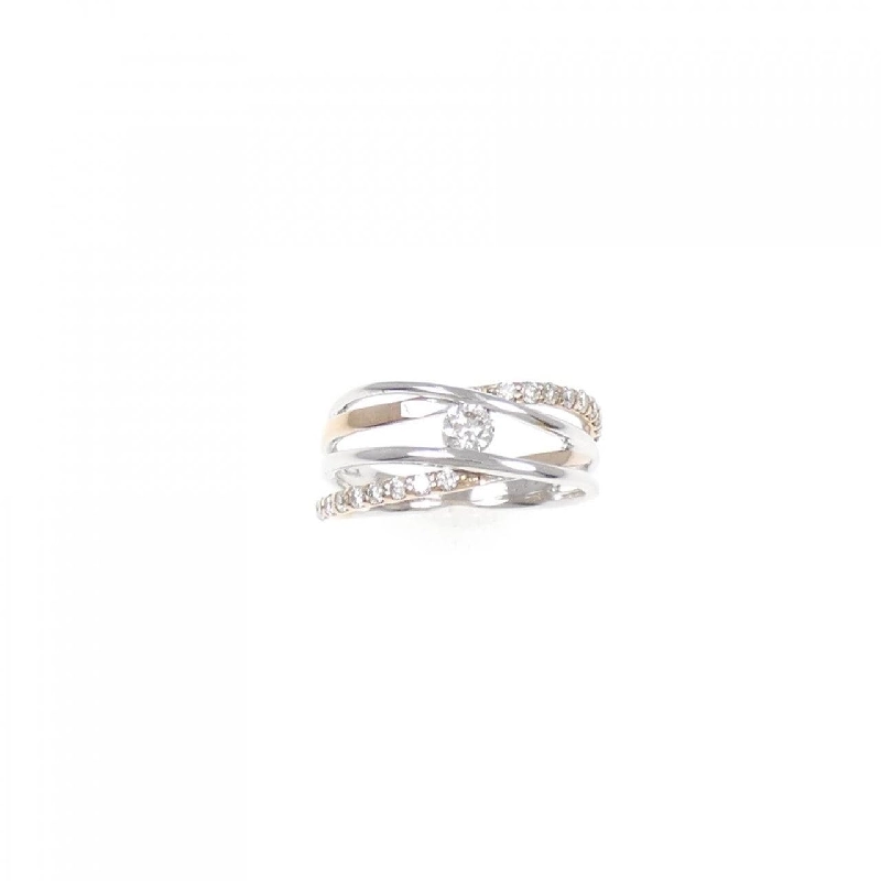 Nhẫn kim cương K18WG/K18PG 0.26CT 673114