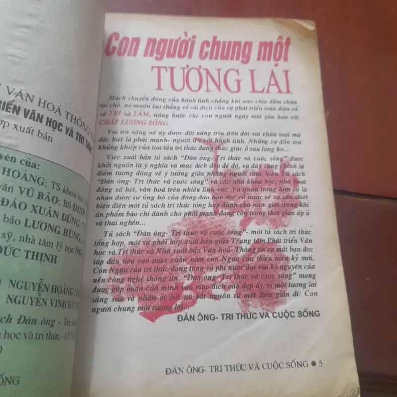 ĐÀN ÔNG, Tri thức & Cuộc sống Xuân Nhâm Ngọ 2002 778843