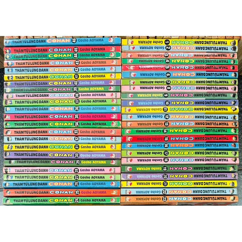 Thám tử lừng danh conan bìa màu full 46 tập 1000288