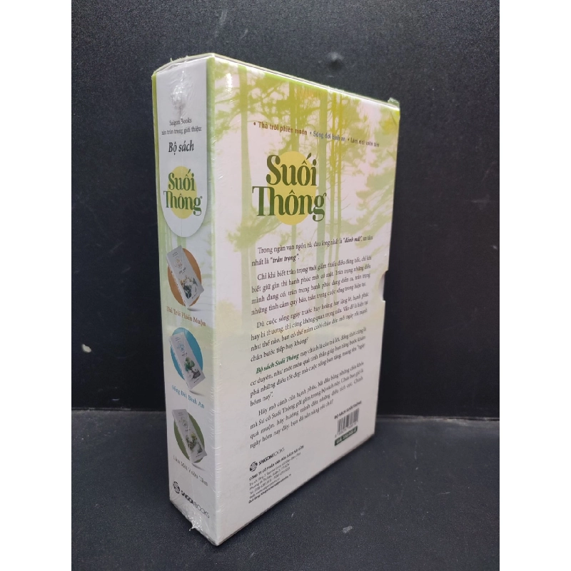 Boxset Thả Trôi Phiền Muộn, Sống Đời Bình An, Làm Mới Vườn Tâm Suối Thông mới 100% HCM0804 914093