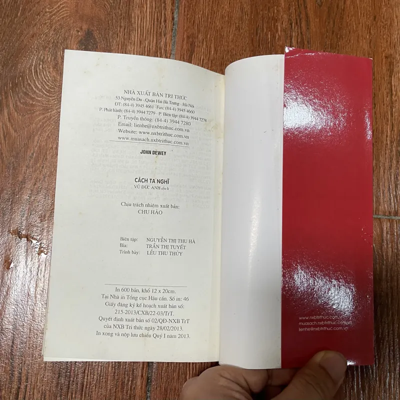 Cách ta nghĩ - John Dewey  (t4) 1003011