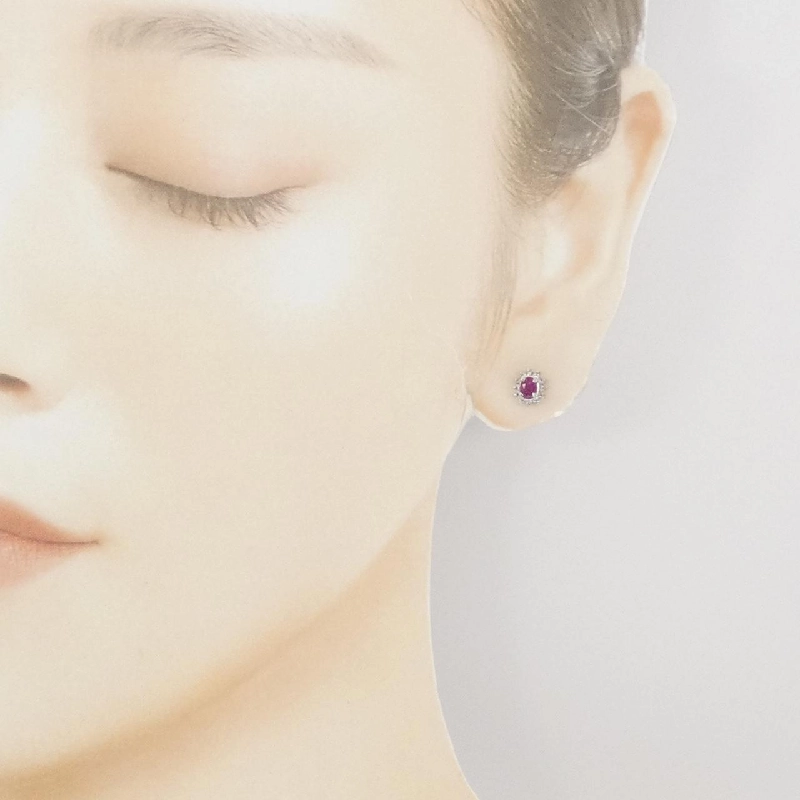 PT900 Bông tai Ruby 0.48CT - Hàng hiệu Chính hãng 875633