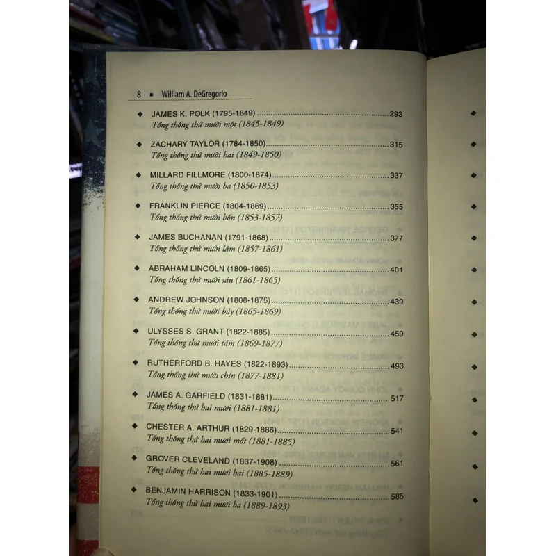 44 đời thống thống Hoa Kỳ - William A. Degregorio 736154