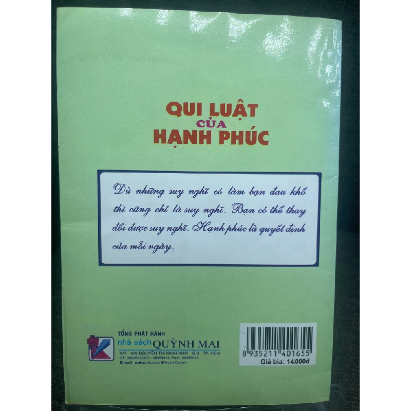 Quy luật của hạnh phúc Andrew Matthews 2009 mới 75% ố viền nhẹ HPB1405 sách bỏ túi 181397