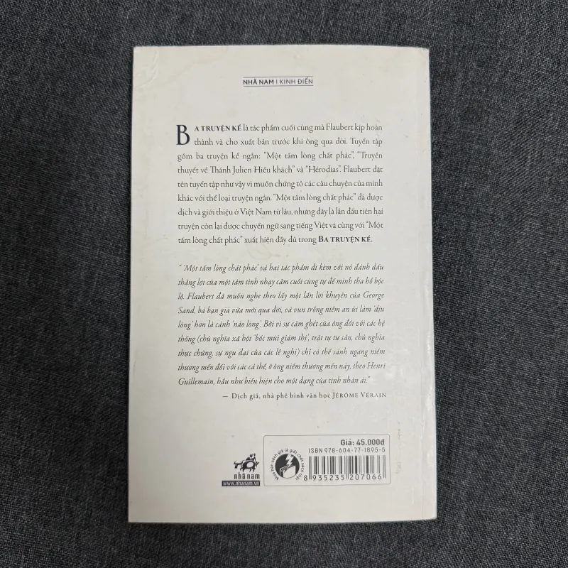 Ba truyện kể - Gustave Flaubert 1010506