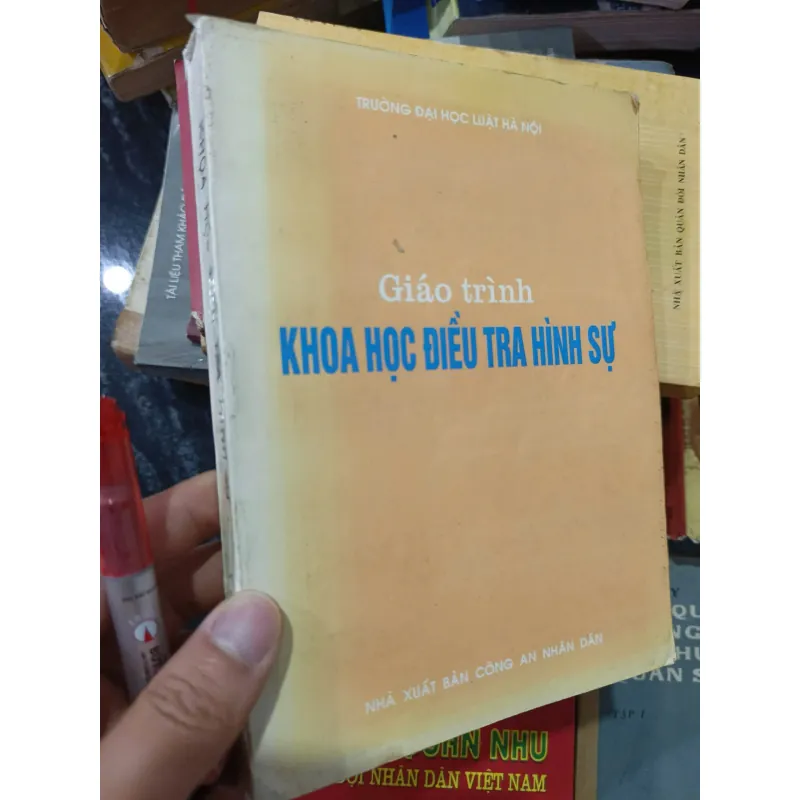 Giáo trình Khoa học điều tra hình sự 1017843