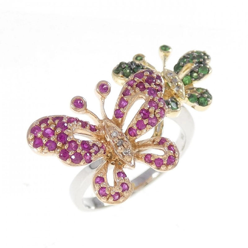 Nhẫn đá màu bướm K18 - Hàng hiệu Authentic 853322