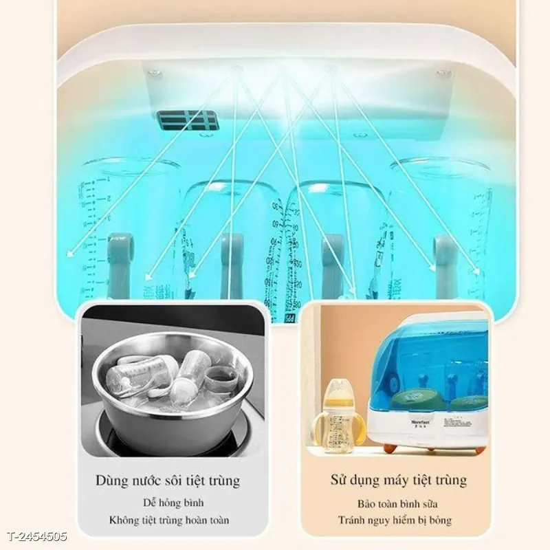 MÁY TIỆT TRÙNG VÀ SẤY KHÔ BÌNH SỮA UV MOREFAST DUNG TÍCH LỚN, TIỆT TRÙNG  1029839