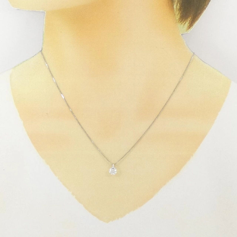 Dây chuyền kim cương Solitaire PT900/PT850 0.573CT - Hàng hiệu Chính hãng 860766