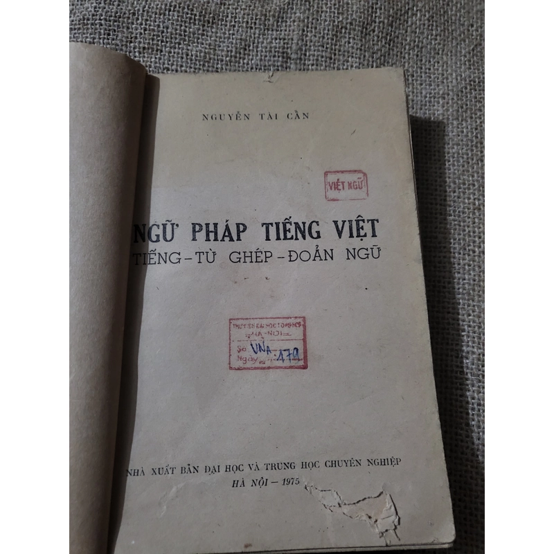 Ngữ  pháp tiếng Việt_  Nguyễn Tài Cẩn _1975_sách ngôn ngữ tiếng Việt 352711