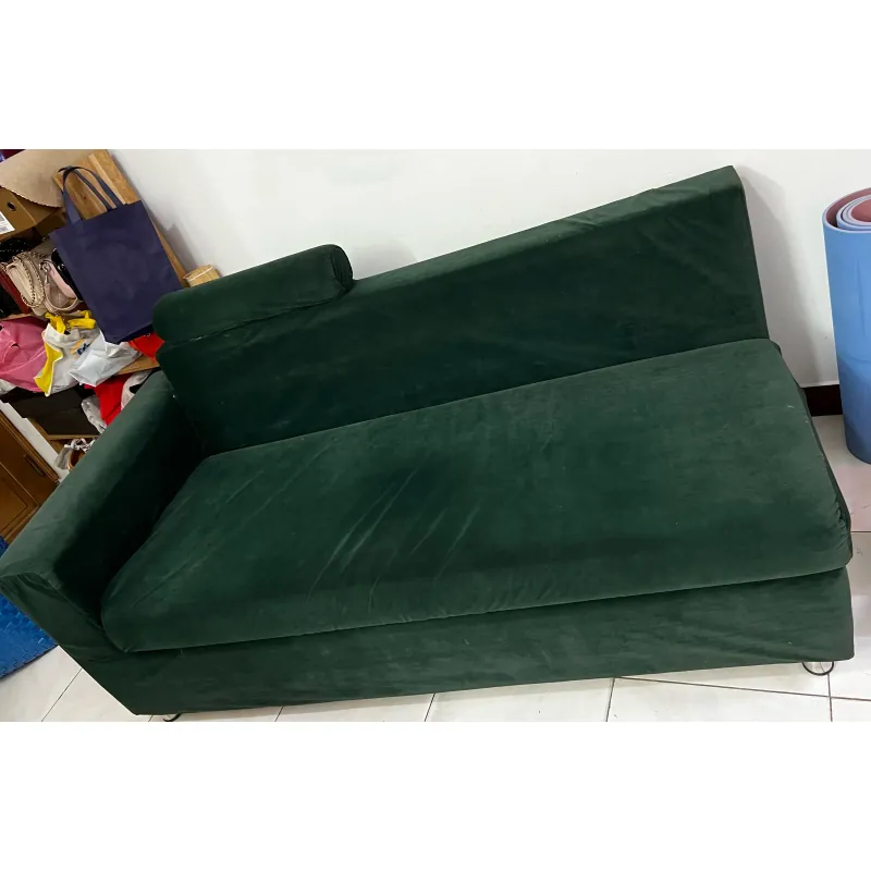 Sofa vải nhung xanh đậm phong cách hiện đại 784036